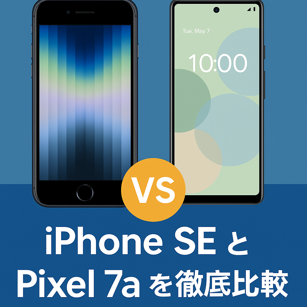 iPhone SEとPixel 7aを徹底比較【2025年最新版】